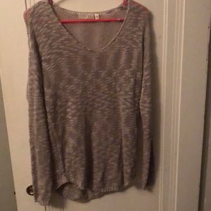 Gray sweater